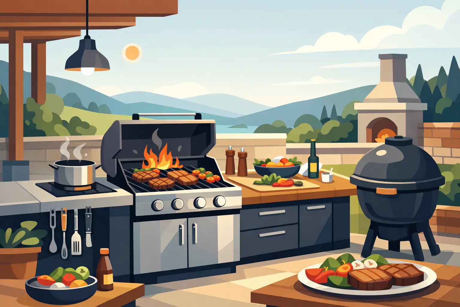 Best Outdoor Kitchen Grills for Serious Cooks