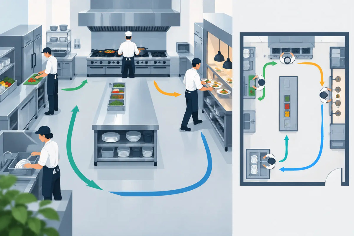 Kitchen Layout Planning for Better Service Flow
