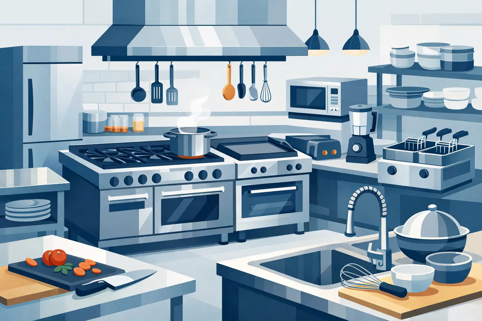 What Equipment Is Required in a Commercial Kitchen?