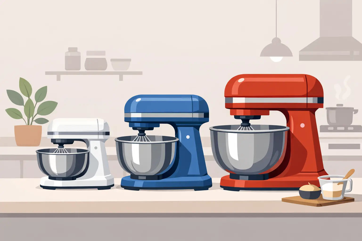 What Size Food Mixer Fits Your Kitchen Needs?