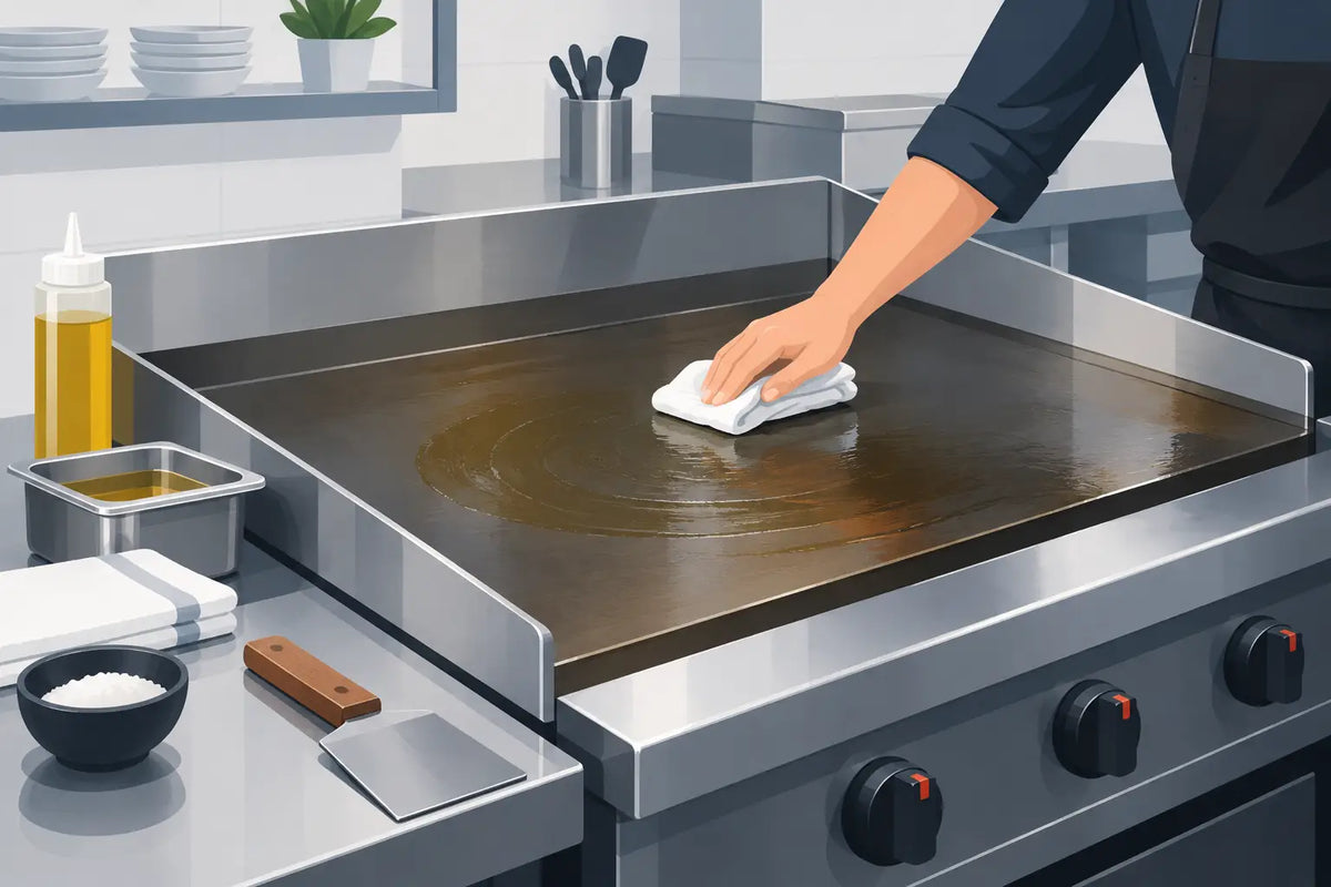 How to Season a Commercial Griddle Properly