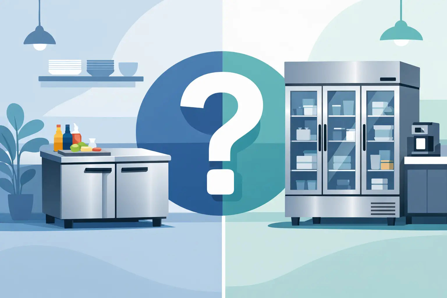 Undercounter Fridge vs Reach-In: Which Fits?