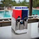 Bunn ULTRA NX 16 3/5" Frozen Drink Machine w/ (2) 3 gal Bowls - White/Stainless, 120v (58000.0000)