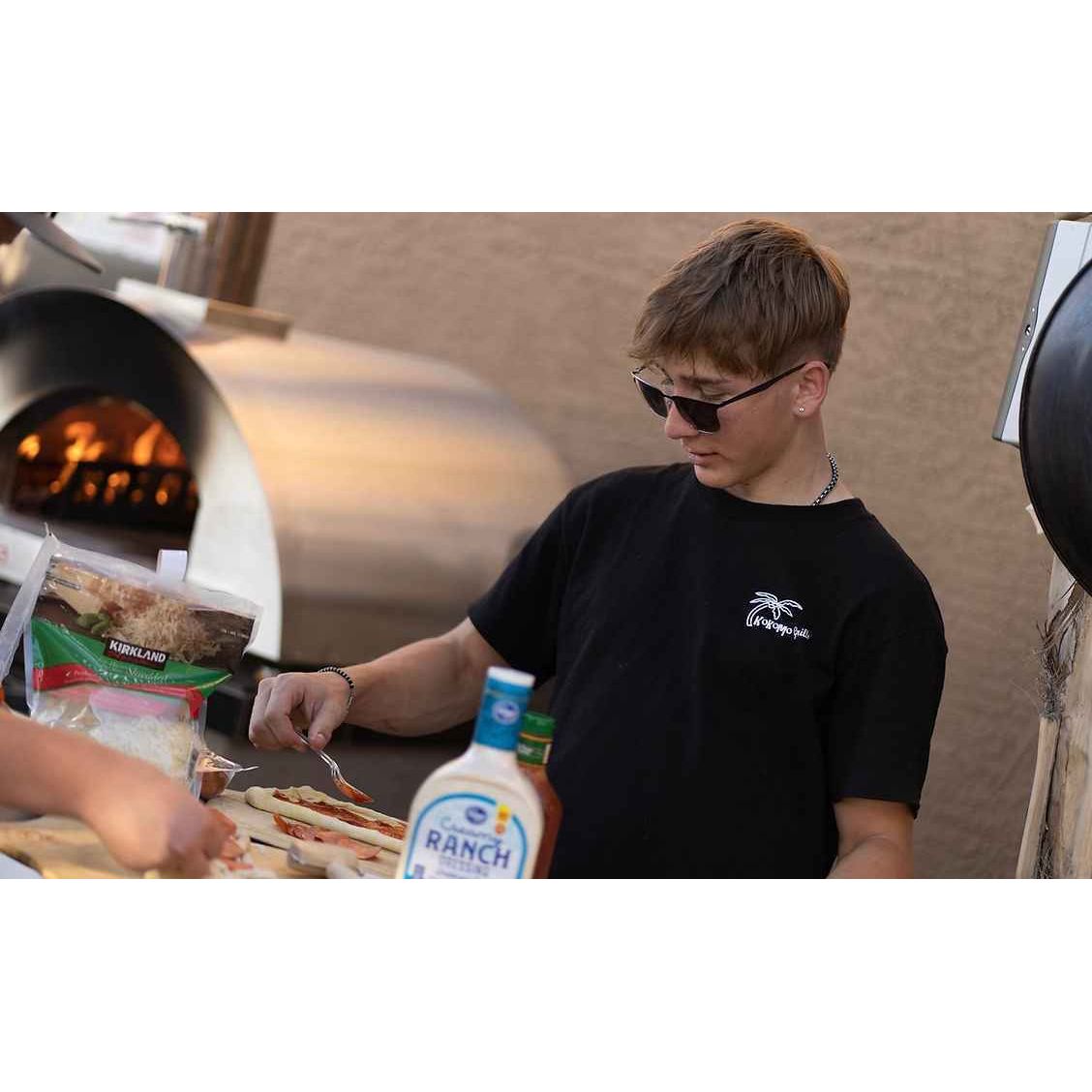 Kokomo Built-In Wood Fired Pizza Oven 32” for Ultimate Outdoor Cooking