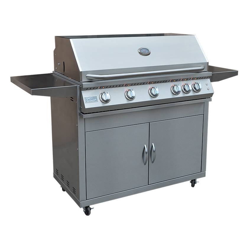 KoKoMo BBQ Grill 40” Professional 5-Burner Freestanding Cart Model