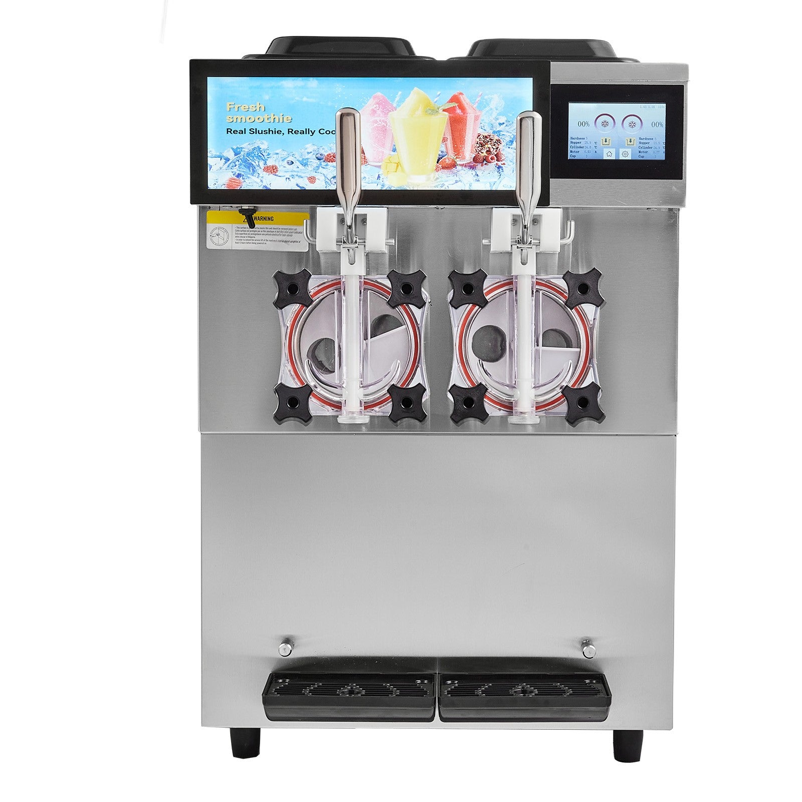 2 X 12L / 3.17 Gal Commercial Slushy Machine Margarita Smoothie Frozen Drink