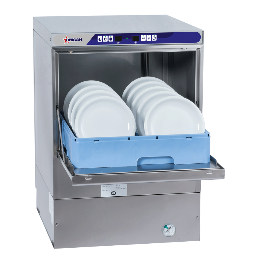 23" Under Counter High Temperature Dishwasher with Digital Control