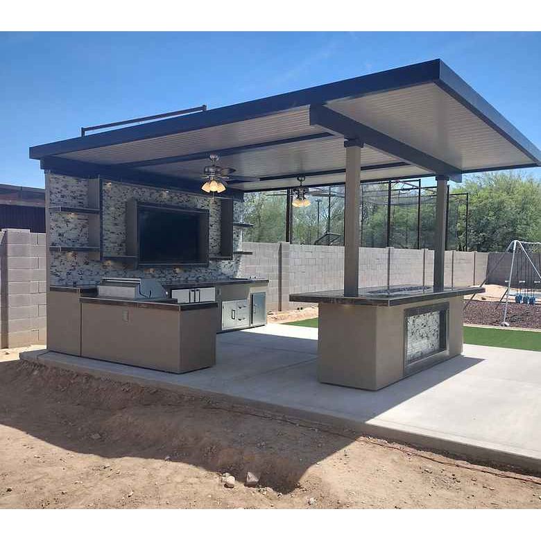 KoKoMo Montego Outdoor Kitchen BBQ Island – Stylish Built-In Grill Island for Patios