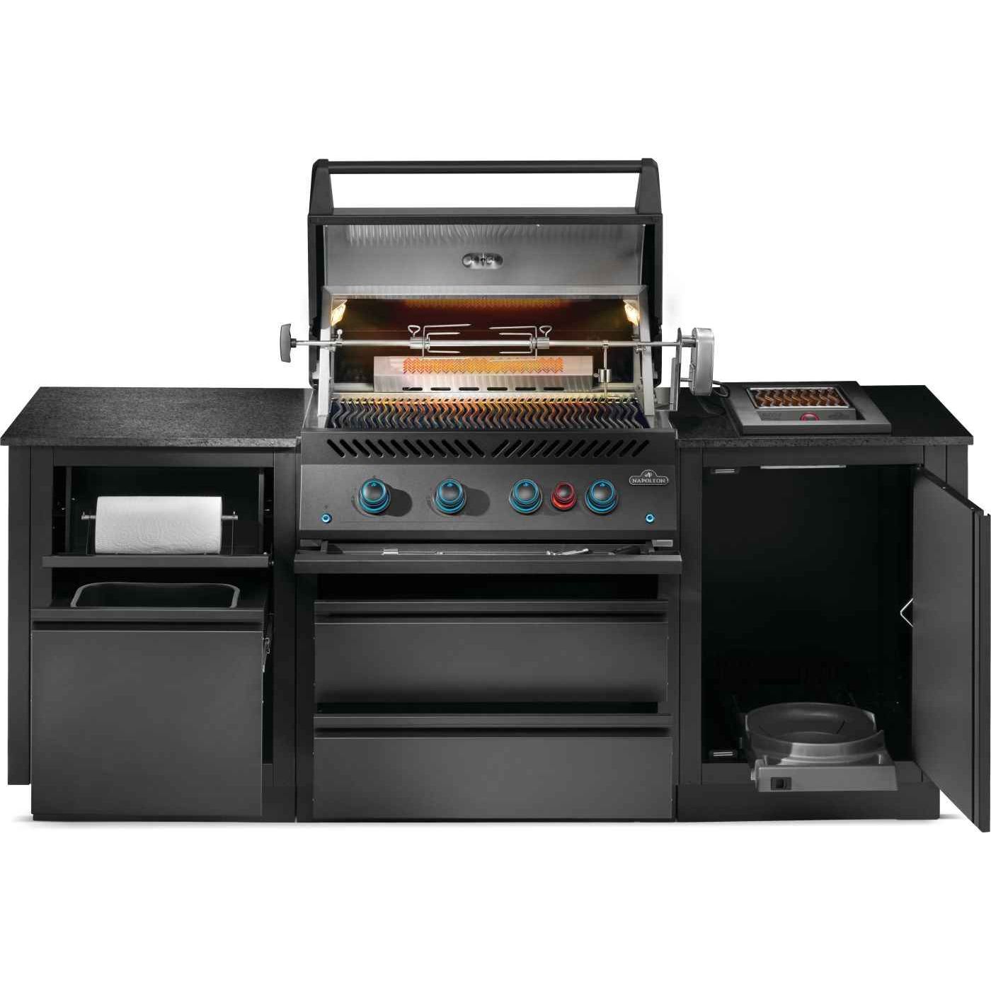 Patio Outdoor Kitchen - Patio Elegance OASIS™ 300 with Built-in 700 Series 32" Gas Grill