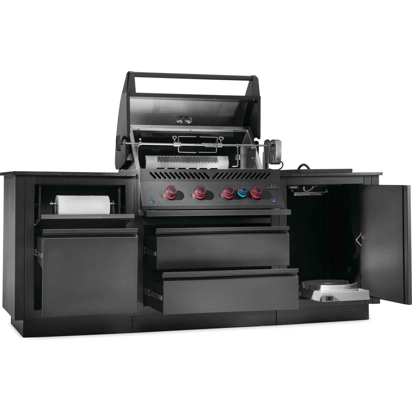 Patio Outdoor Kitchen - Patio Elegance OASIS™ 300 with Built-in 700 Series 32" Gas Grill