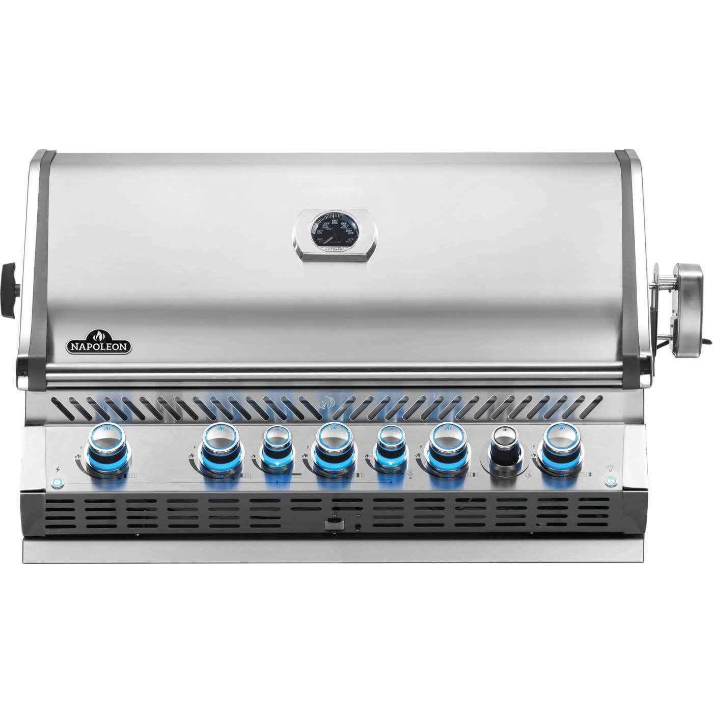 Patio Elegance Gas Grill with Infrared Rear Burner - Built-in Prestige PRO™ 665