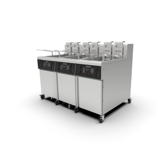 Giles Enterprises GBF-80/80/80G Fryer, Gas, Multiple Battery