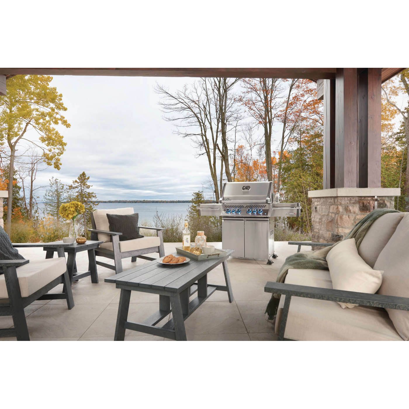 Patio Elegance Grill Prestige PRO 500 RSIB Gas Grill with Infrared Side and Rear Burners