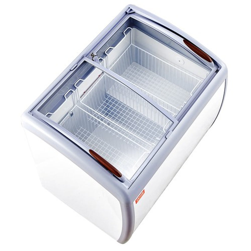 VEVOR 9.3 Cu.Ft Commercial Ice Cream Display Case Gelato Dipping Freezer Cabinet