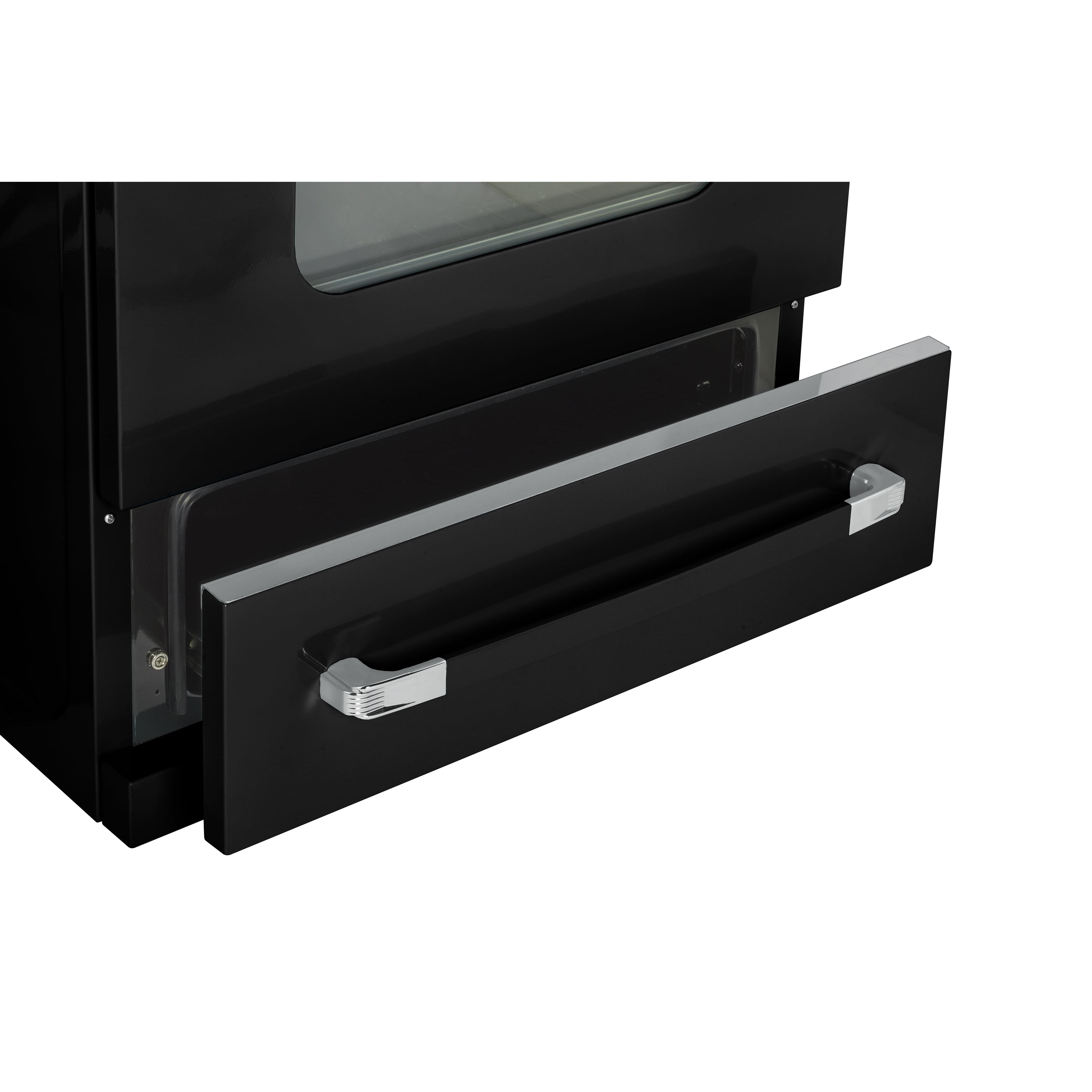 Unique Classic Retro 30" 3.9 Cu/Ft Freestanding 5-Element Electric Range with Convection Oven