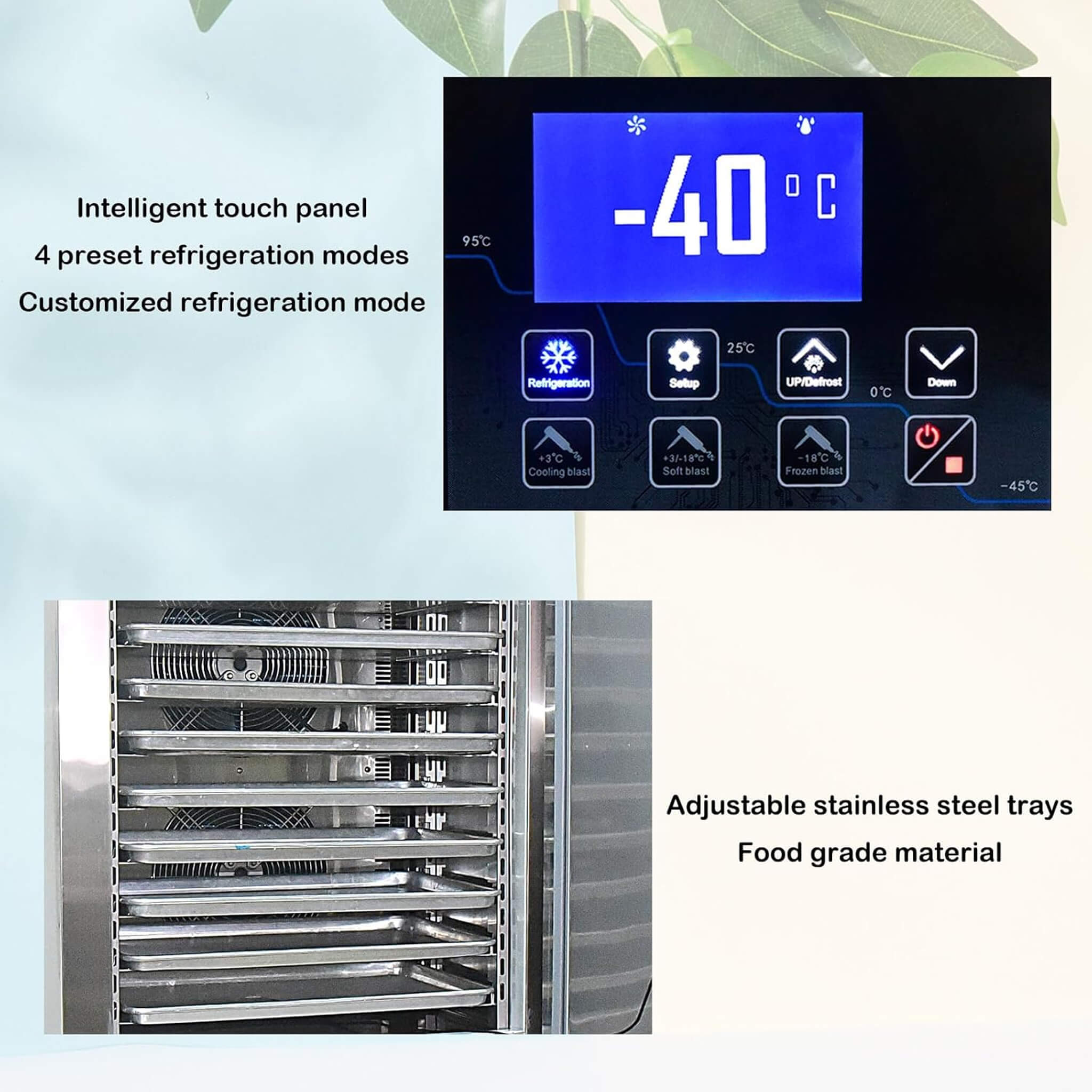 Commercial Heavy-Duty Temperature Freezer