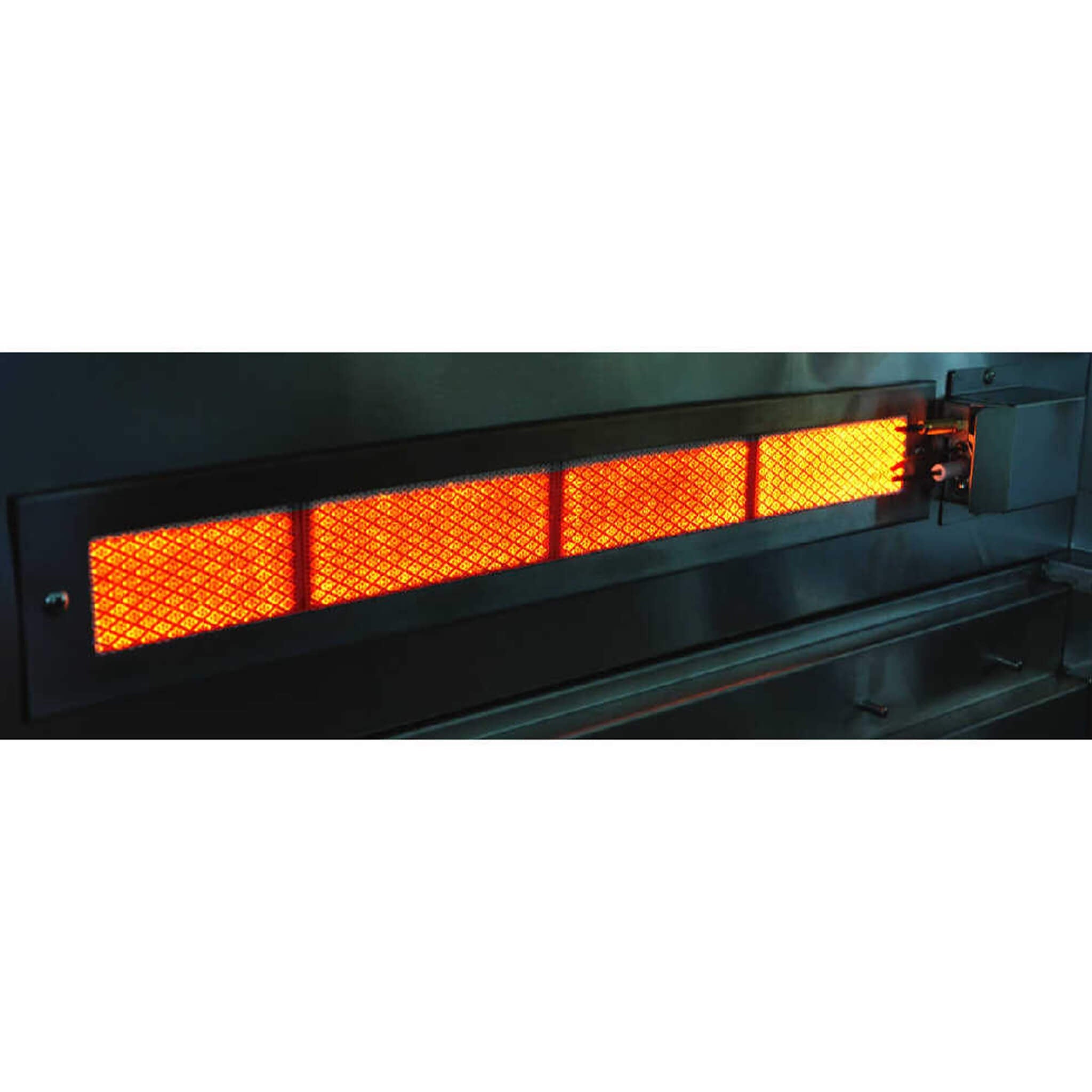Grill With Rotisserie And LED Lighting
