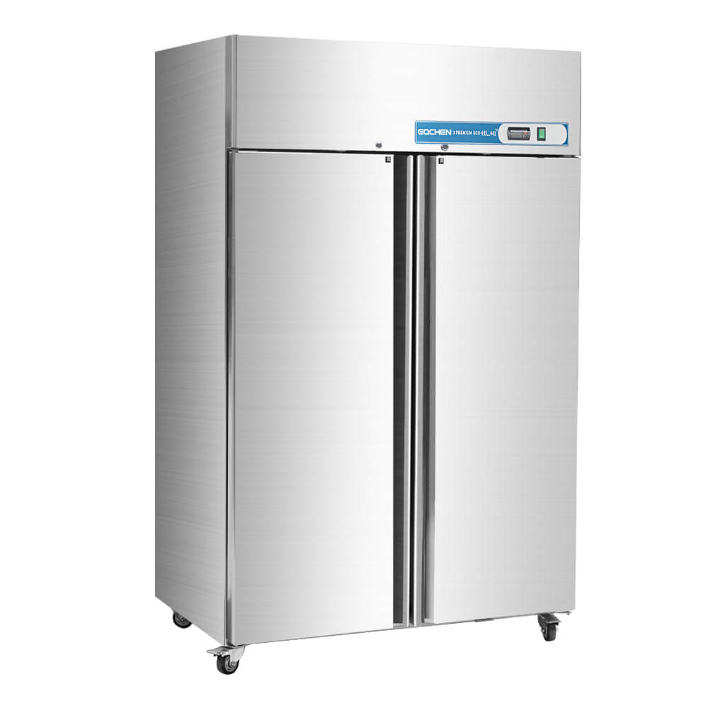 Commercial Reach in Fridge, 2 door 36 Cu.ft Stainless Steel Commercial Reach in Solid door Upright refrigerator