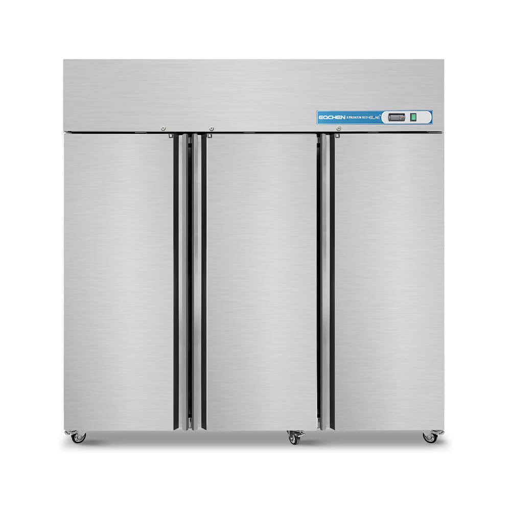 Commercial Reach in Fridge, 3 door 54 Cu.ft Stainless Steel Commercial Reach in Solid door Upright refrigerator