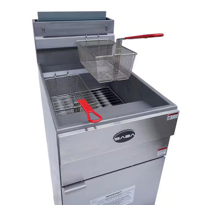 16 In. 45 Lb. Capacity Natural Gas Commercial Fryer