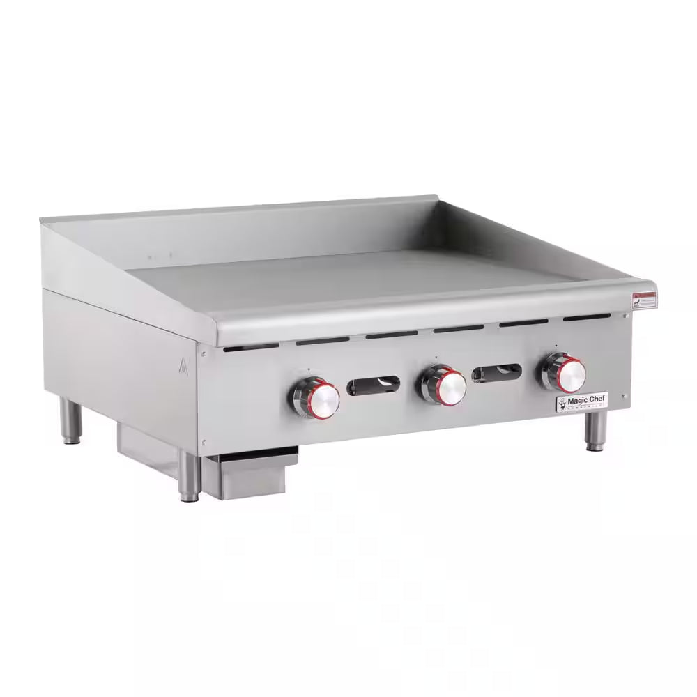36 In. Commercial Manual Countertop Griddle