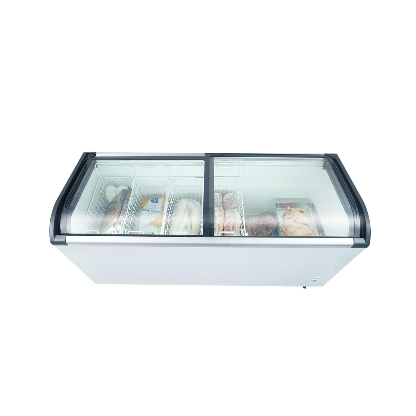 19.3 Cu.Ft Curved-Glass Commercial Display Ice Cream Freezer (SAK81726)
