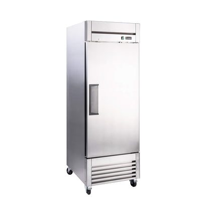 27-Inch 20.5 Cu.Ft Commercial Solid Door Stainless Steel Reach-In Freezer (SAK29705)