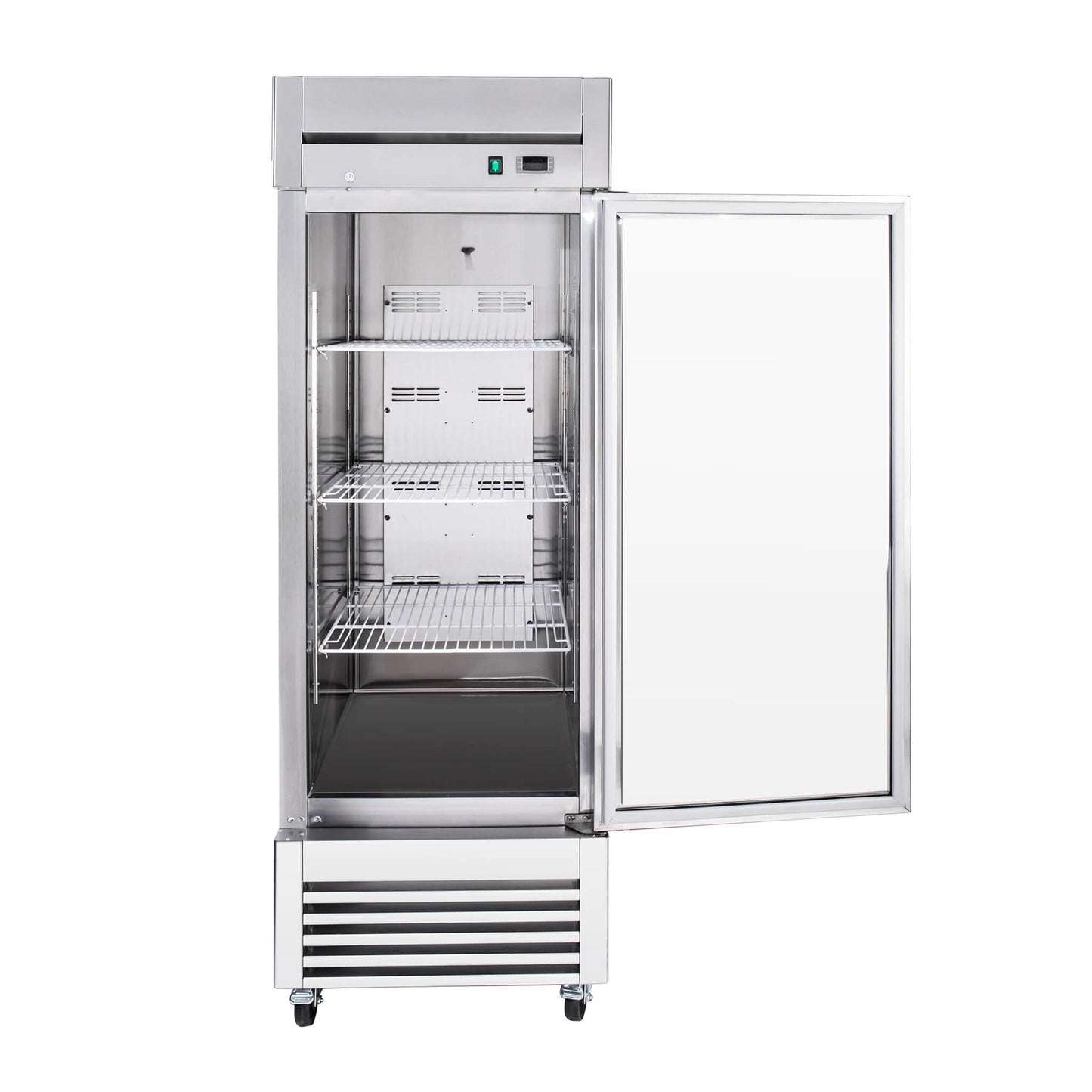 27-Inch 20.5 Cu.Ft Commercial Solid Door Stainless Steel Reach-In Freezer (SAK29705)