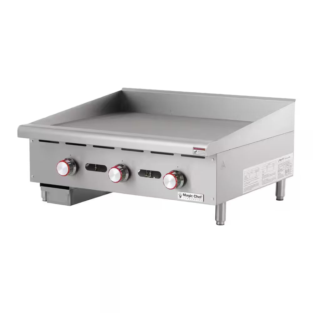 36 In. Commercial Manual Countertop Griddle