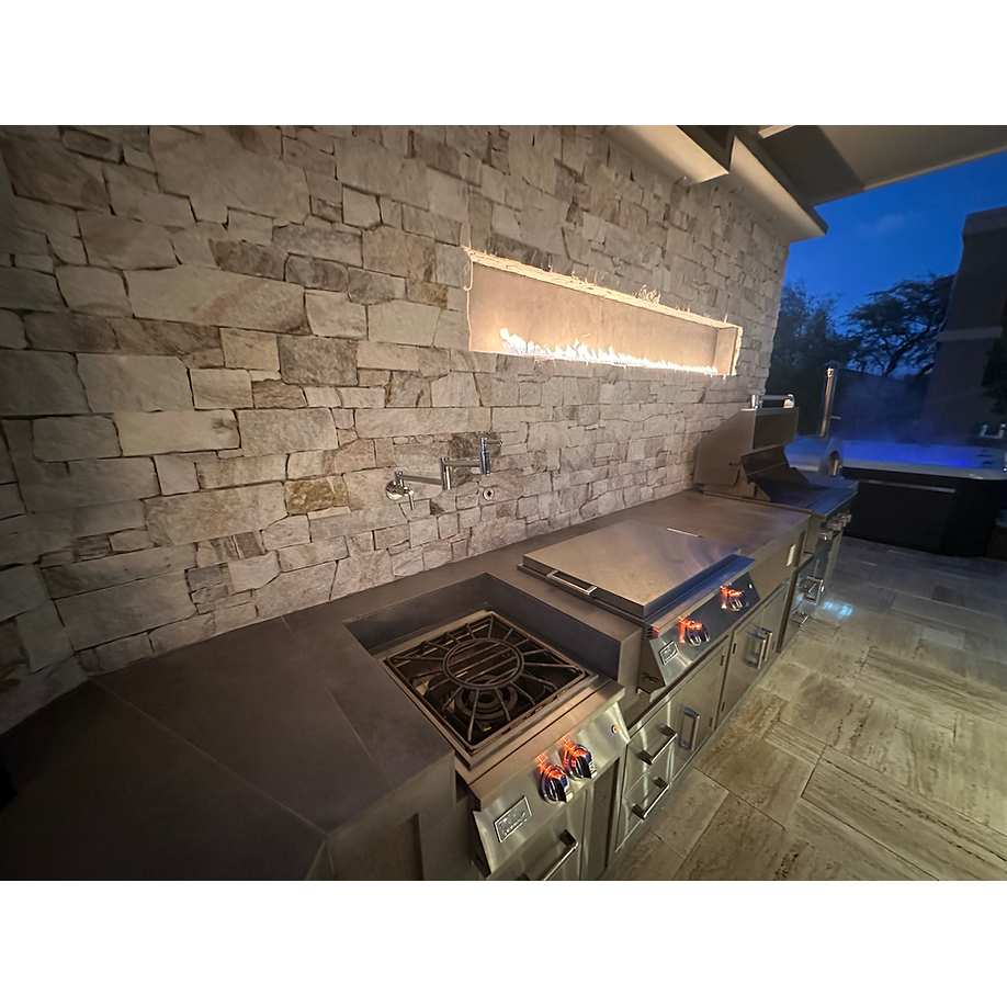 KoKoMo Luxury Outdoor Kitchen BBQ Island - Custom Built Premium Cooking Station for Your Backyard