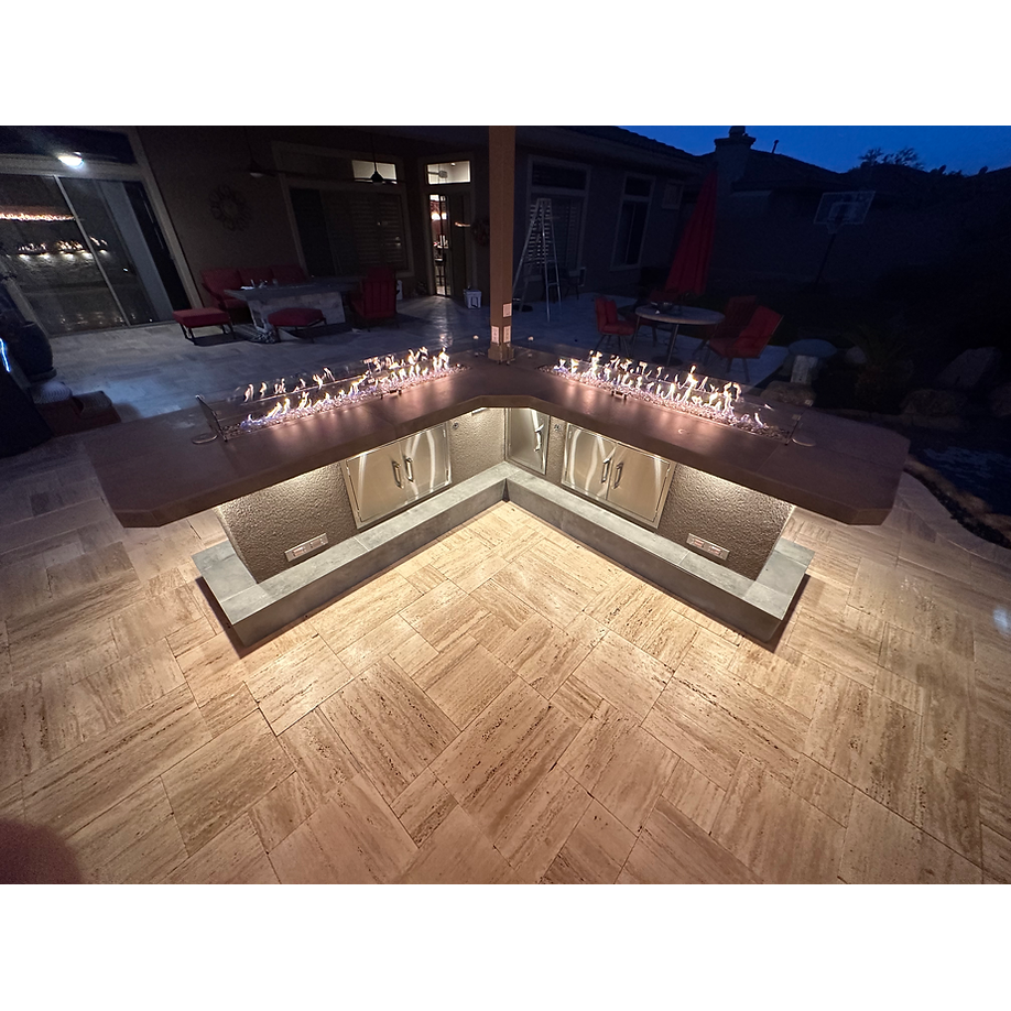 KoKoMo Luxury Outdoor Kitchen BBQ Island - Custom Built Premium Cooking Station for Your Backyard
