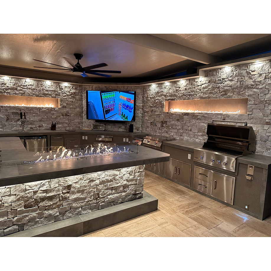 KoKoMo Luxury Outdoor Kitchen BBQ Island - Custom Built Premium Cooking Station for Your Backyard