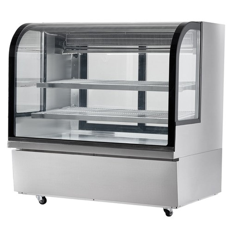 47" Commercial Refrigerated Display Case 2-Tier Bakery Cooler Showcase 18 Cu.Ft