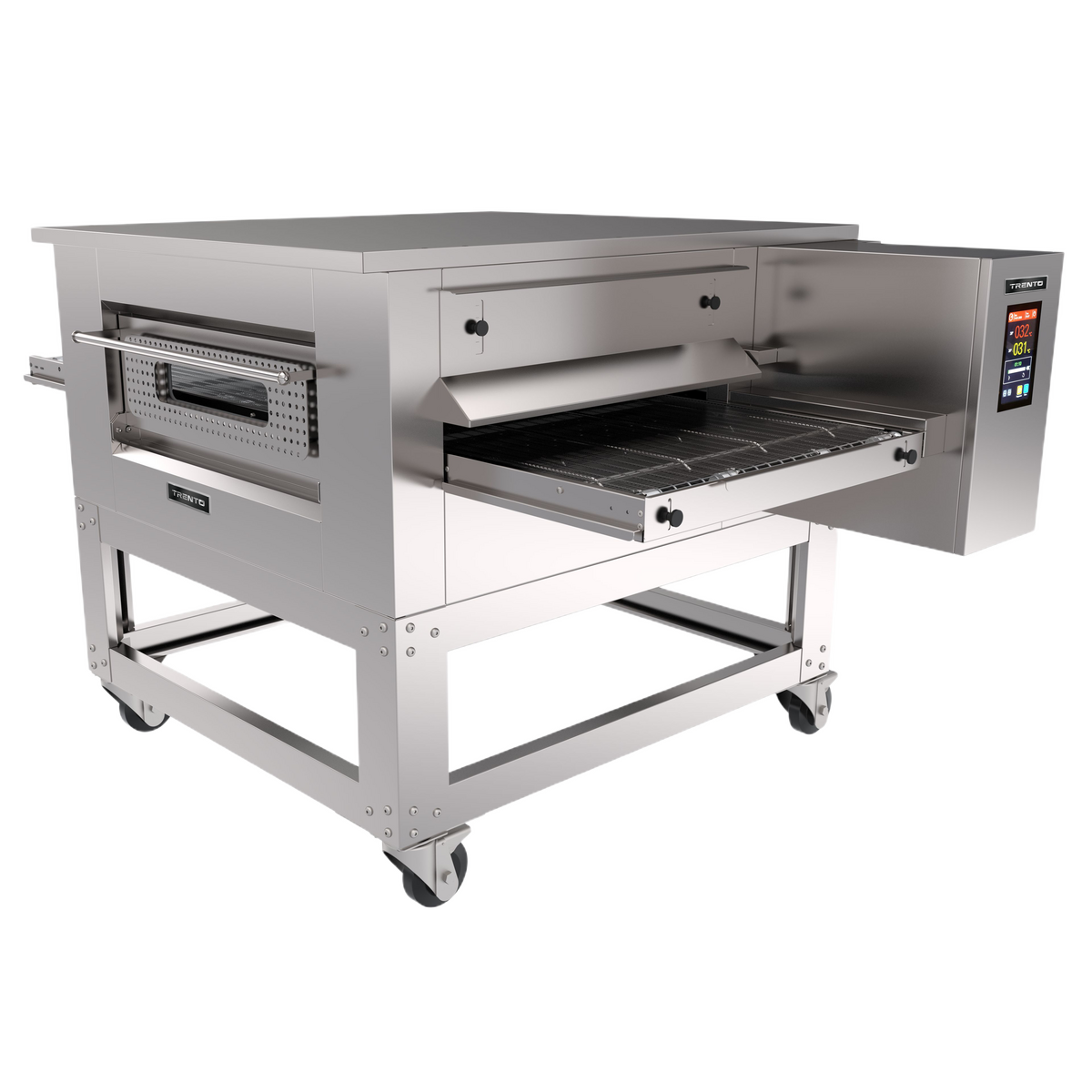 Trento 63″ Electric Conveyor Pizza Oven with 20″ Wide Belt – 230V, 3Ph, 14.20 kW