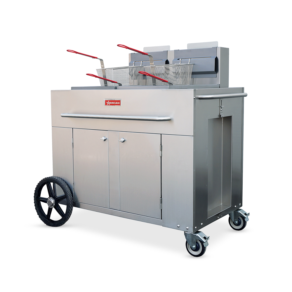 Outdoor Portable Fryer Double Tank Propane