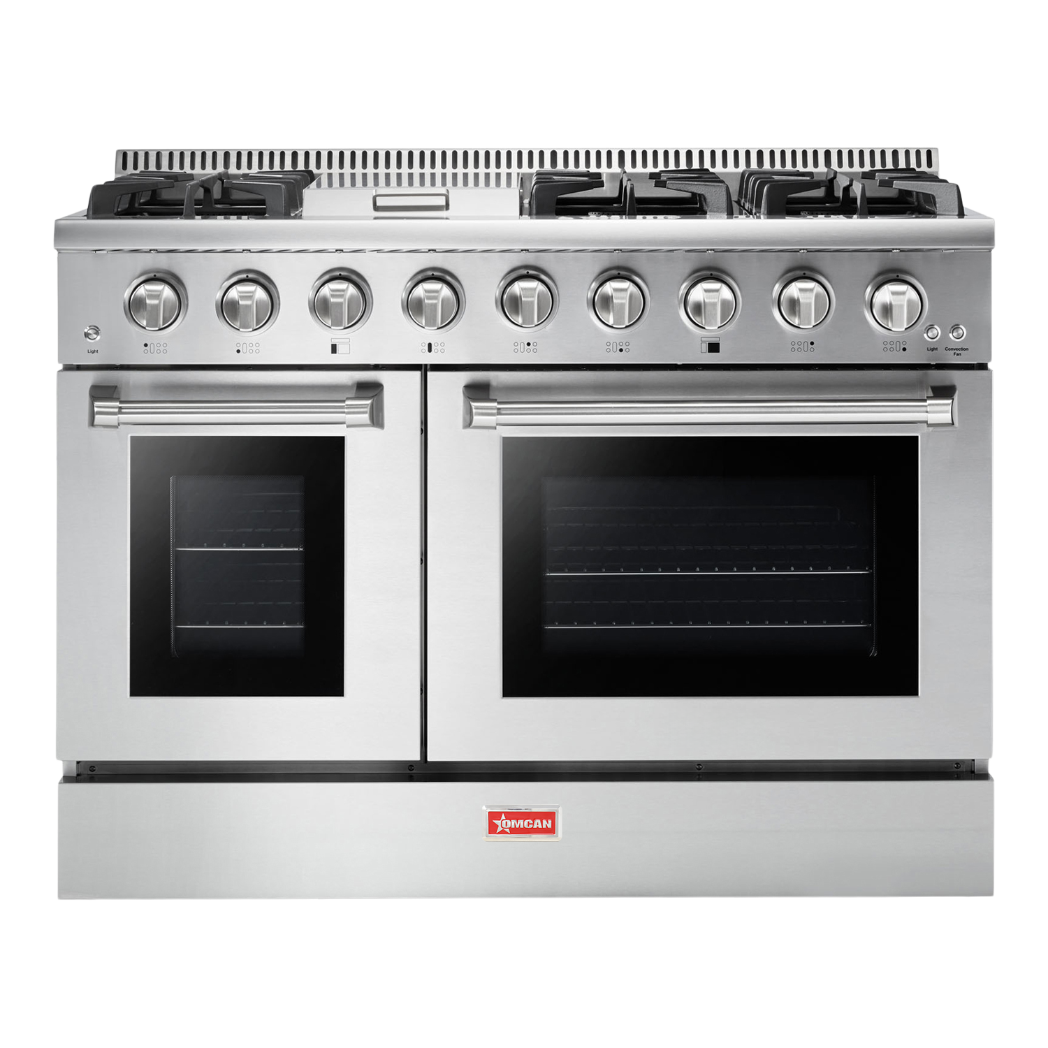 48″ 6-Burner Residential Gas Range with 30″ & 18″ Ovens with Infrared Broil Burner– 135,000 BTU/hr – Natural Gas