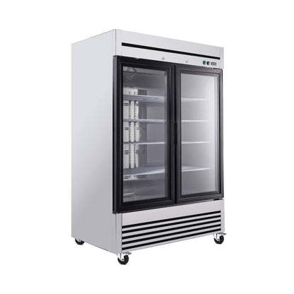 49-Inch Upright Commercial Reach-In Display Refrigerator (SAK16785)