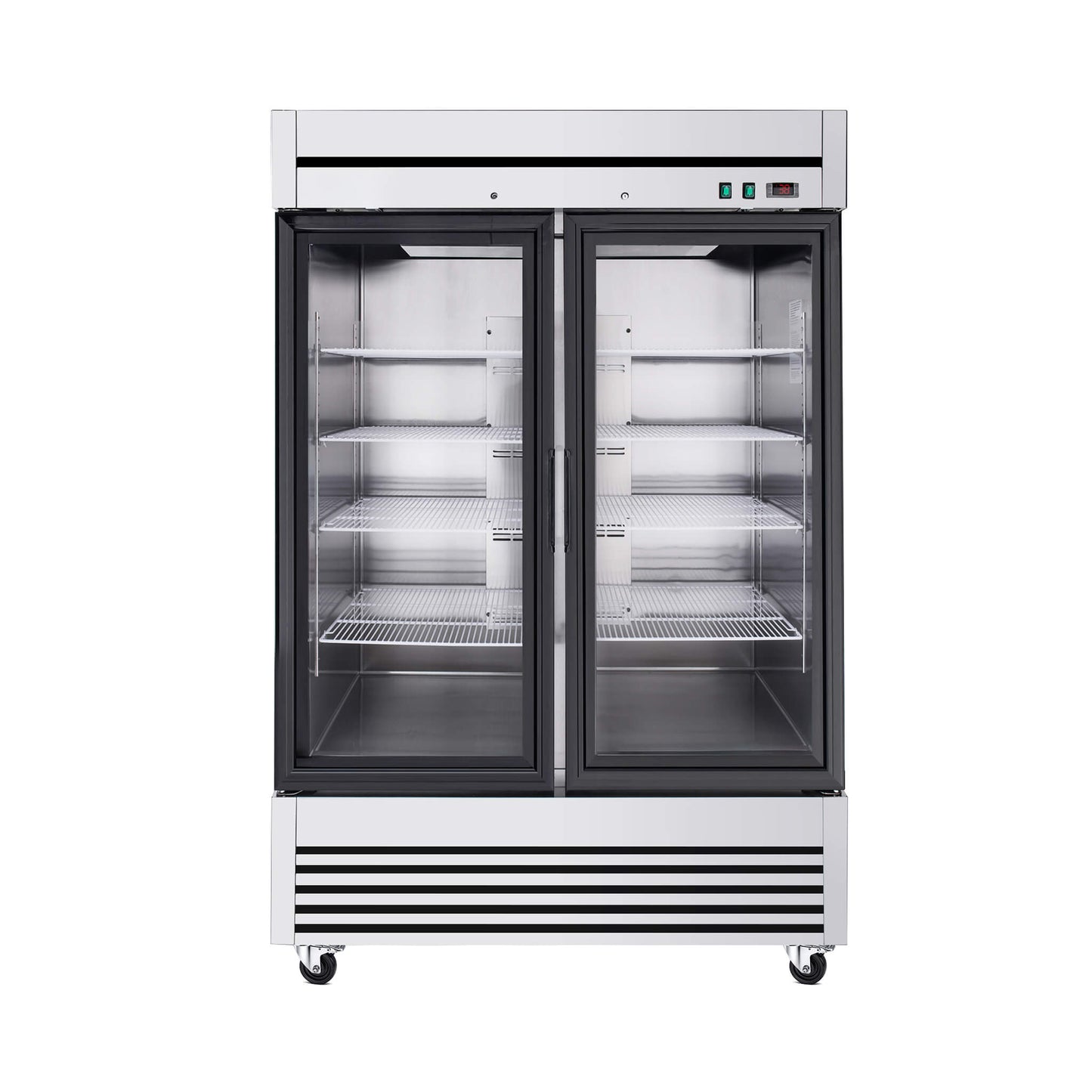 49-Inch Upright Commercial Reach-In Display Refrigerator (SAK16785)
