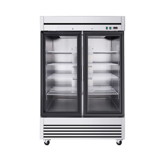 49-Inch Upright Commercial Reach-In Display Refrigerator (SAK16785)