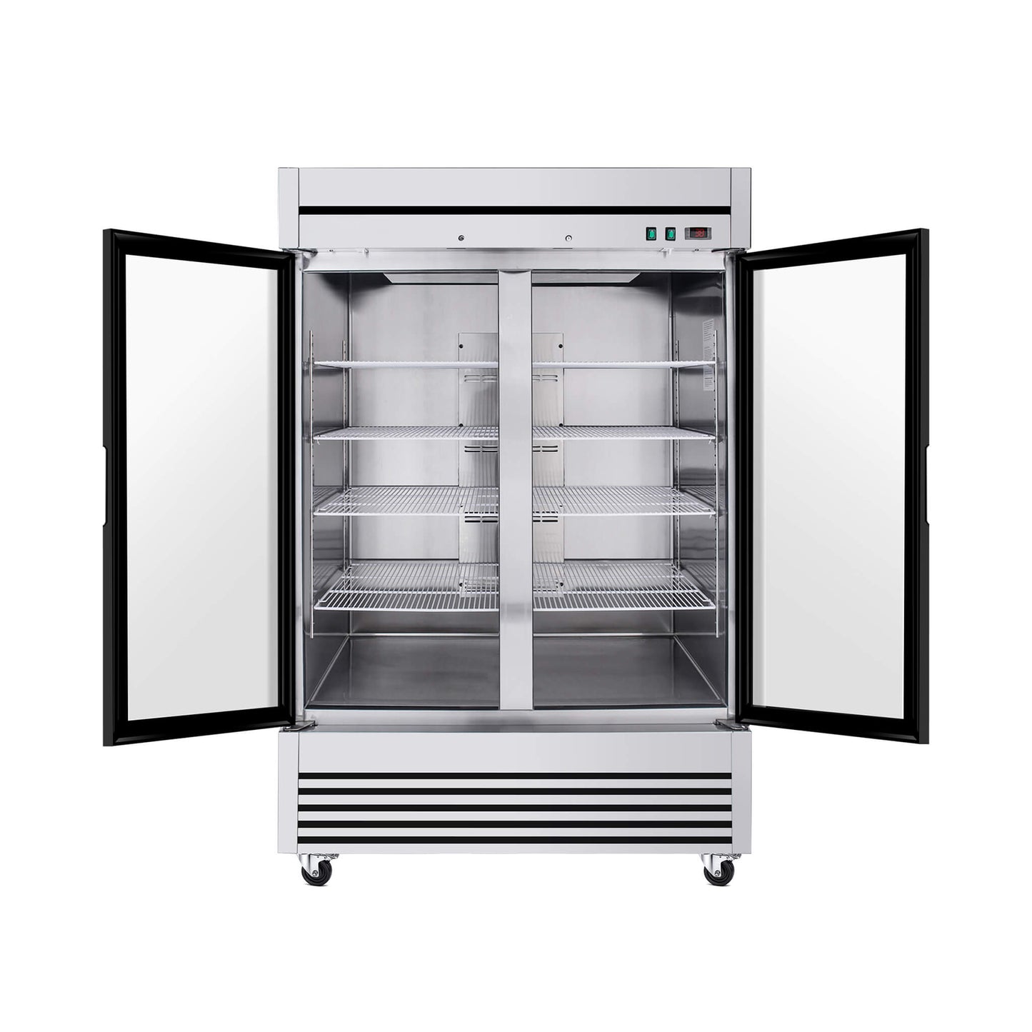 49-Inch Upright Commercial Reach-In Display Refrigerator (SAK16785)