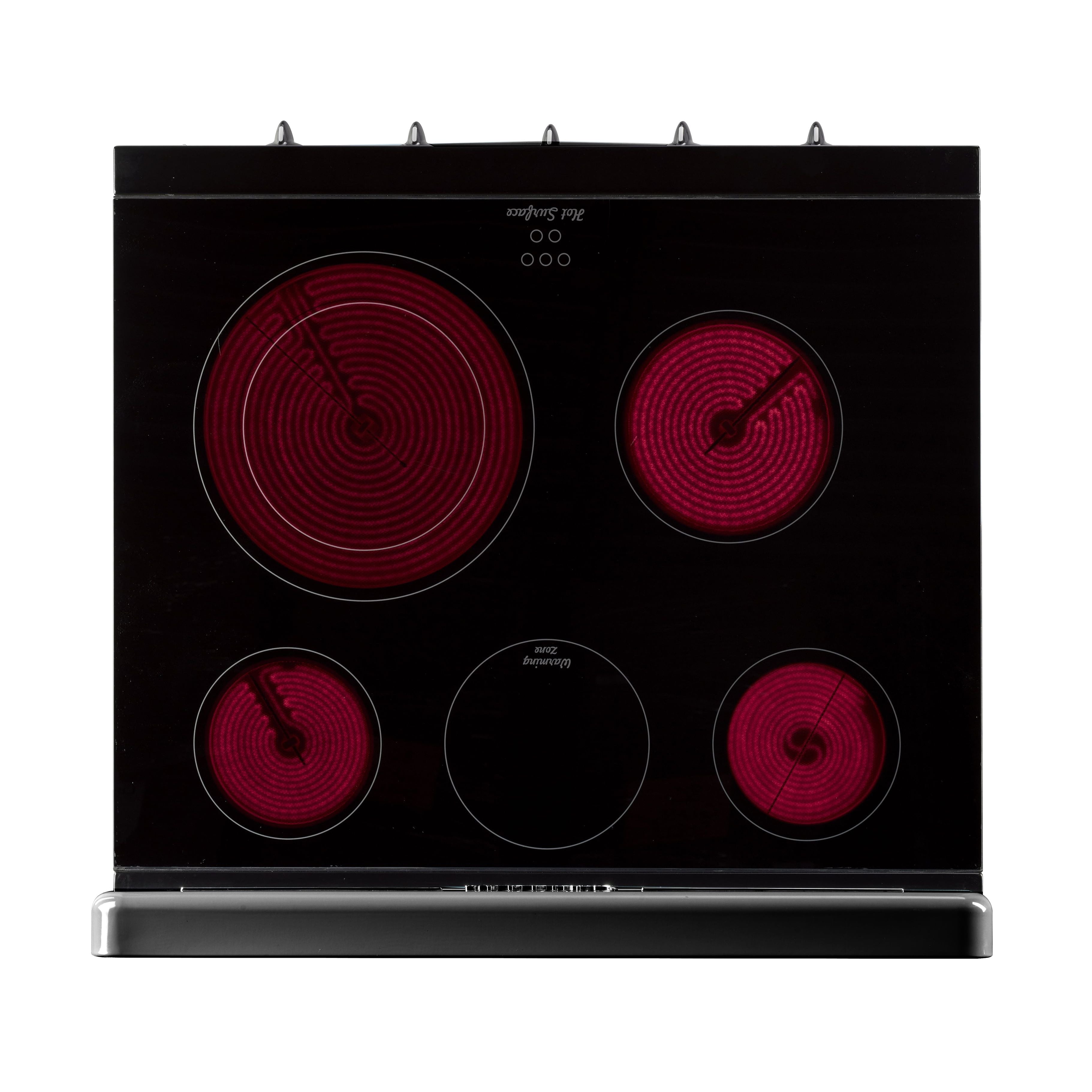 Unique Classic Retro 30" 3.9 Cu/Ft Freestanding 5-Element Electric Range with Convection Oven