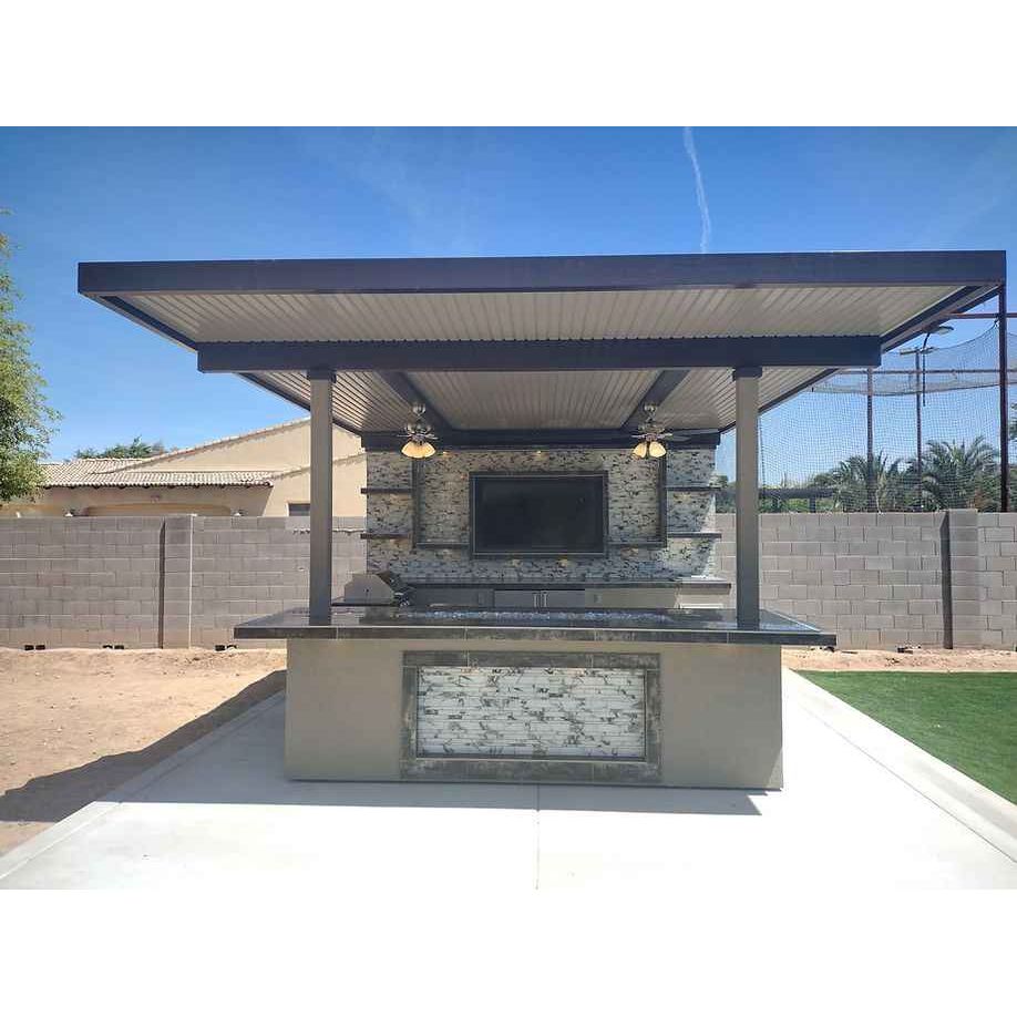 KoKoMo Montego Outdoor Kitchen BBQ Island – Stylish Built-In Grill Island for Patios