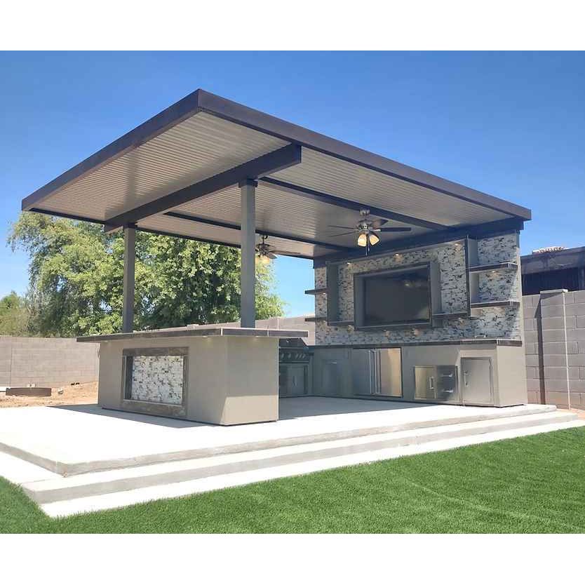 KoKoMo Montego Outdoor Kitchen BBQ Island – Stylish Built-In Grill Island for Patios