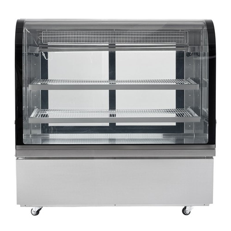 47" Commercial Refrigerated Display Case 2-Tier Bakery Cooler Showcase 18 Cu.Ft