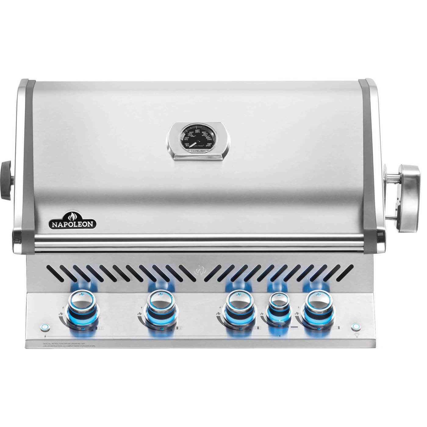 Patio Elegance Built-in Gas Grill Prestige PRO 500 with Infrared Rear Burner
