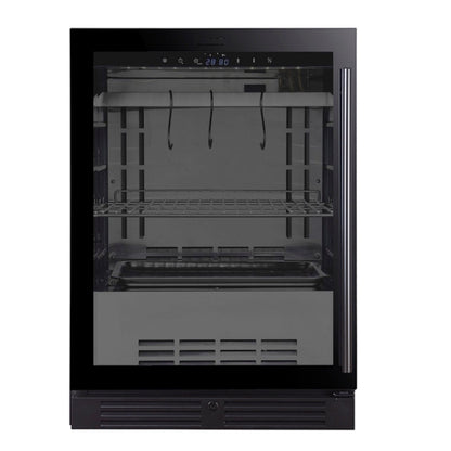 24″ Glass‑Door Meat Aging Fridge (Compact)