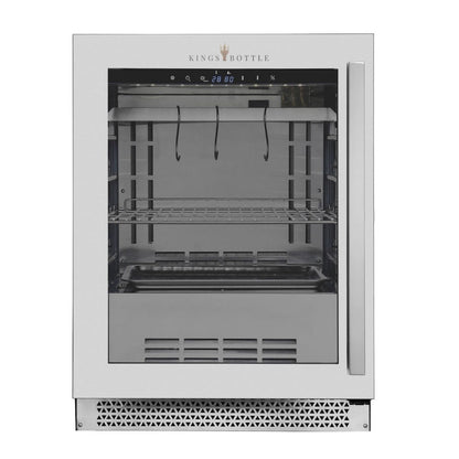 24″ Glass‑Door Meat Aging Fridge (Compact)