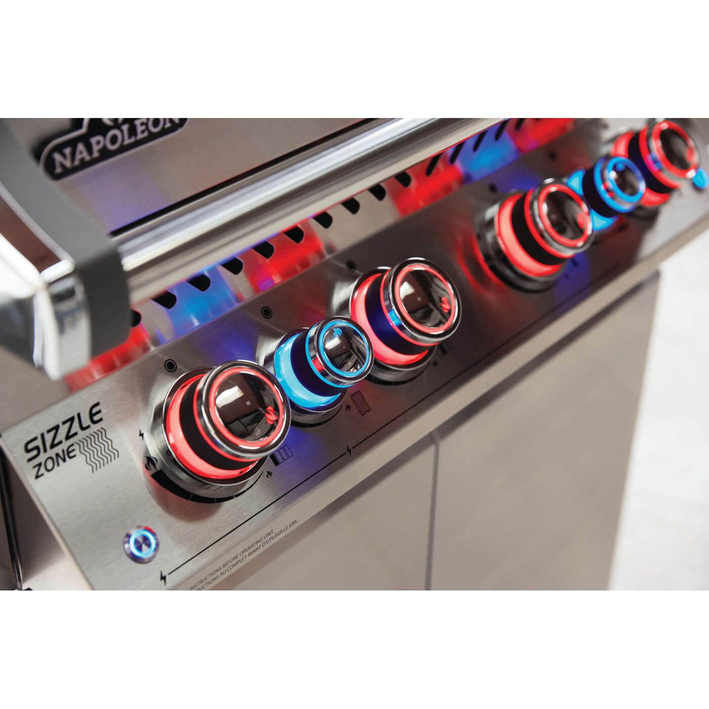 Patio Elegance Grill Prestige PRO 500 RSIB Gas Grill with Infrared Side and Rear Burners