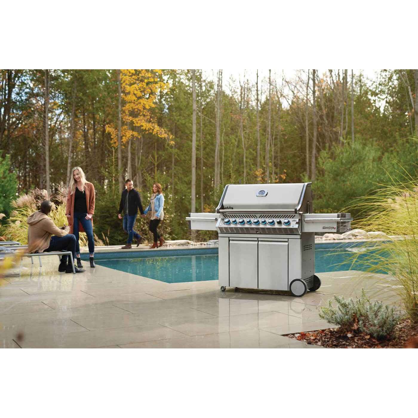 Patio Elegance Gas Grill Prestige PRO 665 RSIB with Infrared Side and Rear Burners