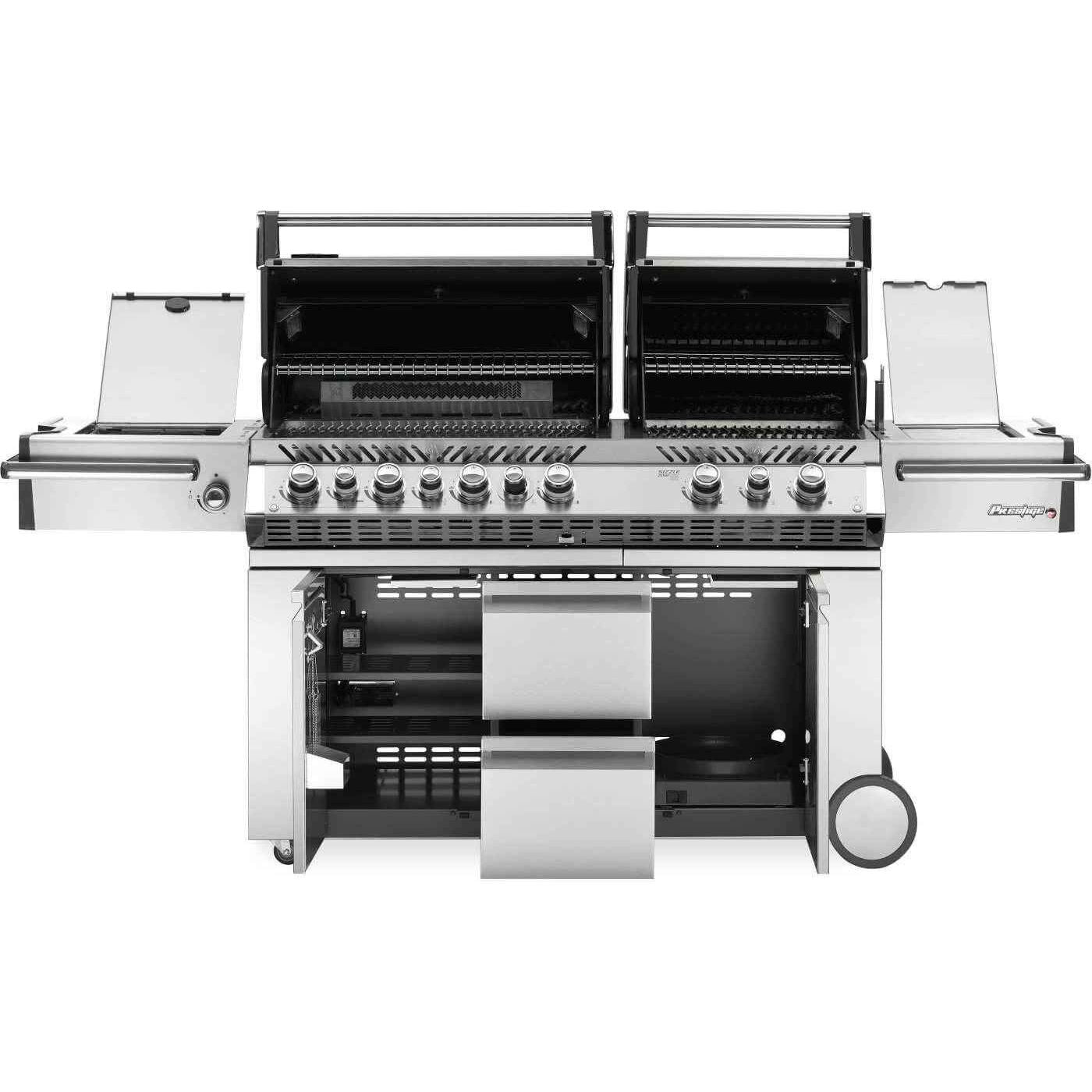 Patio Elegance Gas Grill Prestige PRO 825 RSBI with Power Side Burner and Infrared Features